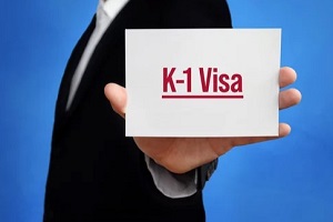 hombre sosteniendo papel blanco con visa k1 en él